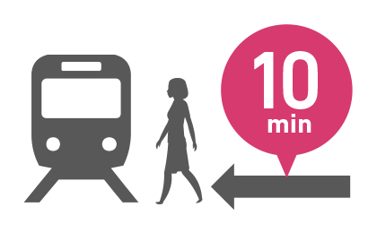 駅近!10分以内